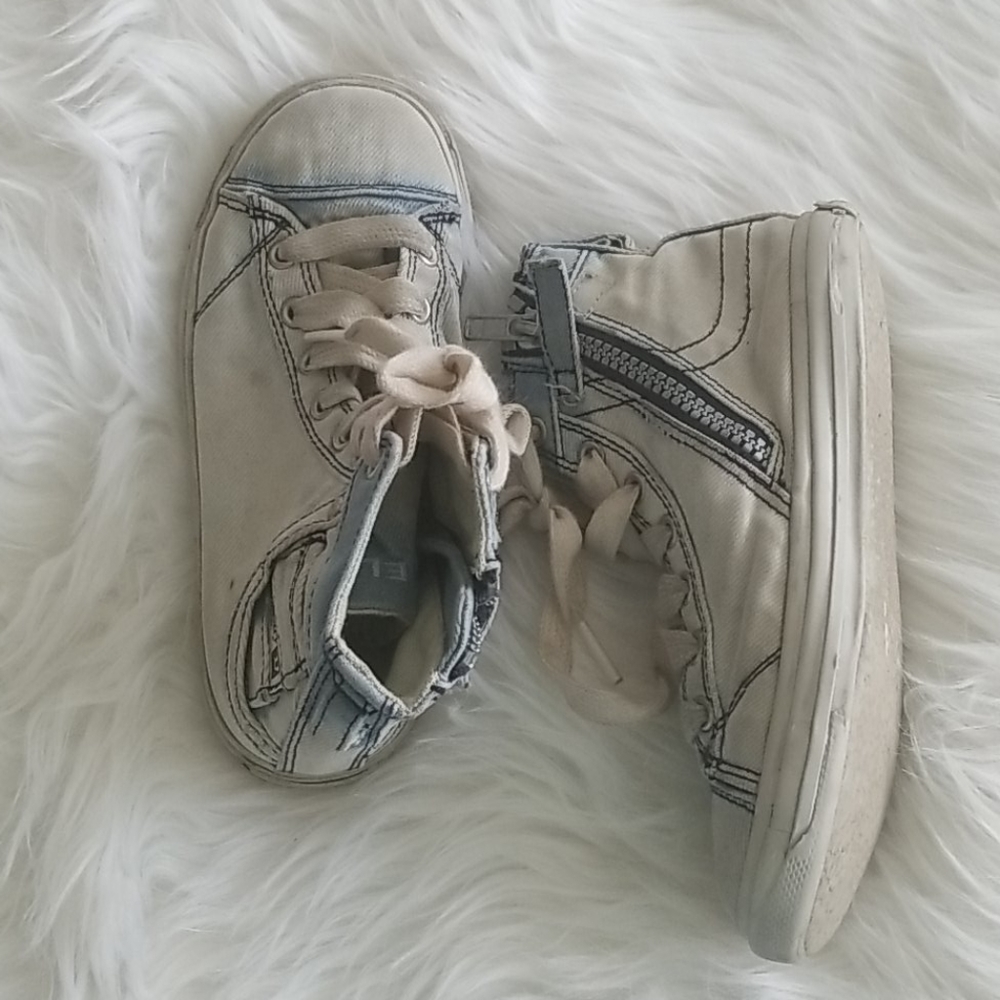DIESEL Hi Top Canvas Sneaker